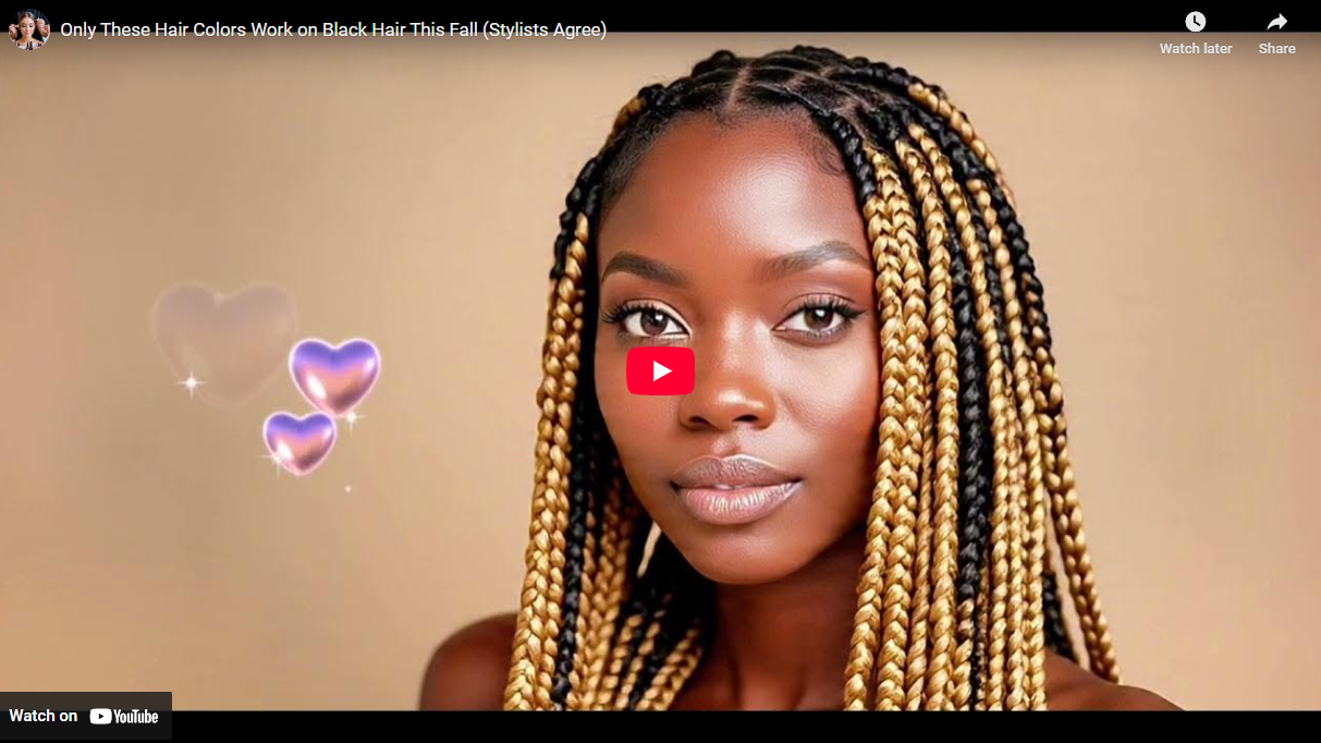 Only These Hair Colors Work on Black Hair This Fall (Stylists Agree)